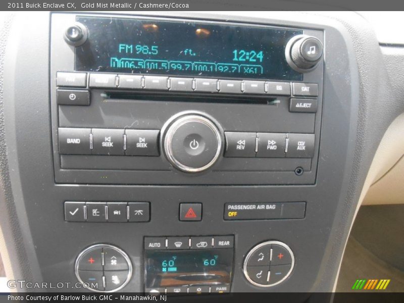 Gold Mist Metallic / Cashmere/Cocoa 2011 Buick Enclave CX