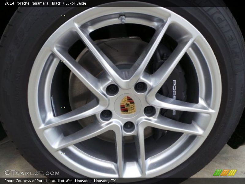 Black / Luxor Beige 2014 Porsche Panamera