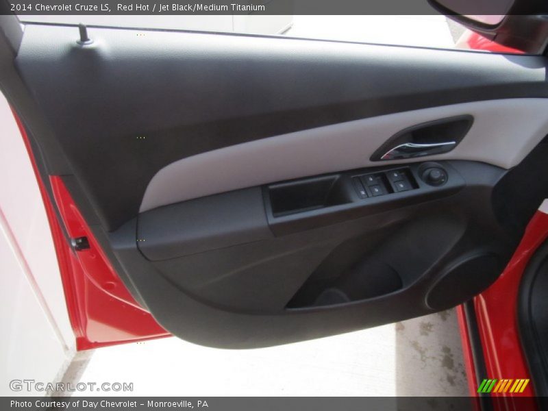 Red Hot / Jet Black/Medium Titanium 2014 Chevrolet Cruze LS