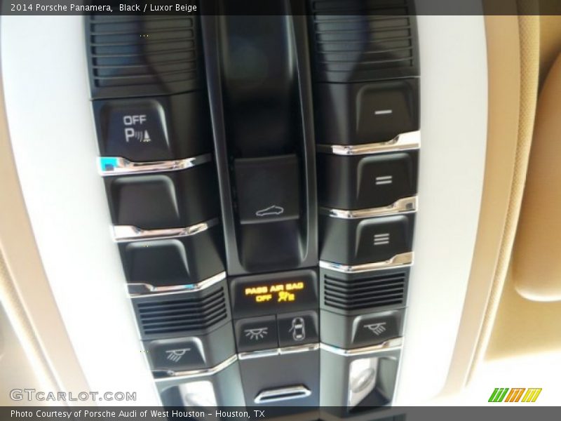 Black / Luxor Beige 2014 Porsche Panamera