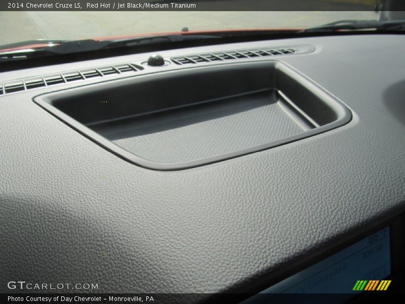 Red Hot / Jet Black/Medium Titanium 2014 Chevrolet Cruze LS