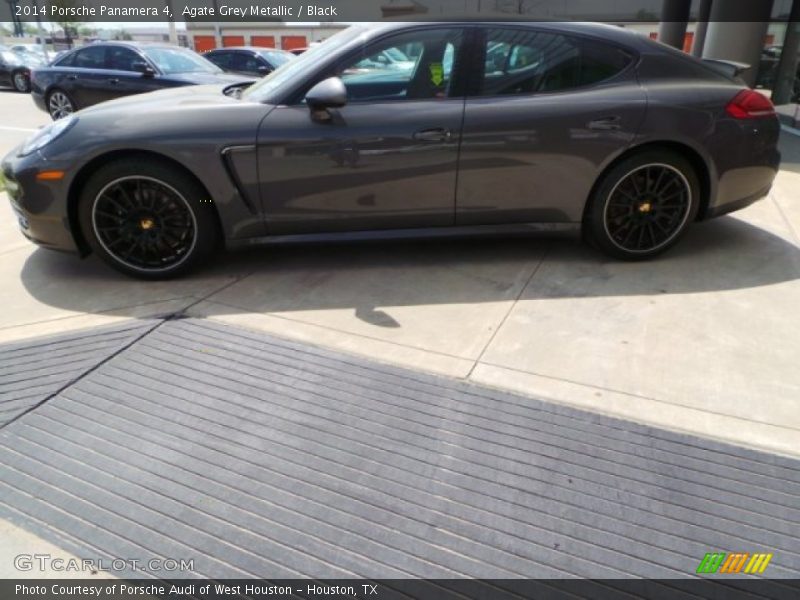Agate Grey Metallic / Black 2014 Porsche Panamera 4