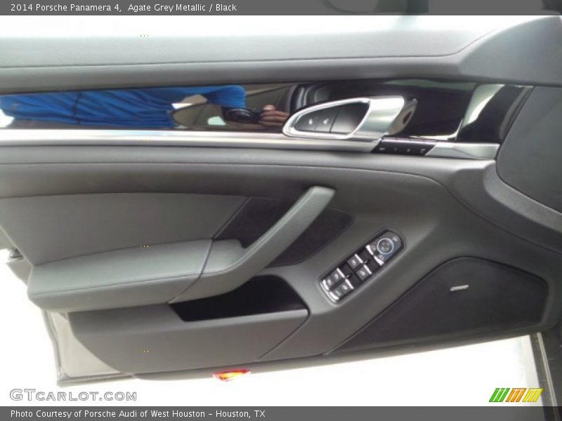 Agate Grey Metallic / Black 2014 Porsche Panamera 4