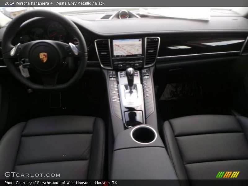 Agate Grey Metallic / Black 2014 Porsche Panamera 4