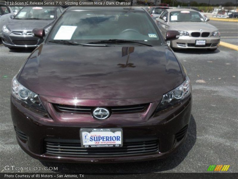 Sizzling Crimson Mica / Dark Charcoal 2012 Scion tC Release Series 7.0