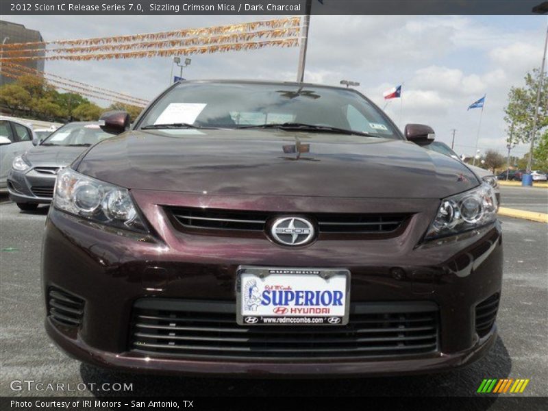 Sizzling Crimson Mica / Dark Charcoal 2012 Scion tC Release Series 7.0