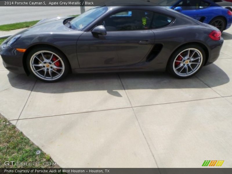 Agate Grey Metallic / Black 2014 Porsche Cayman S