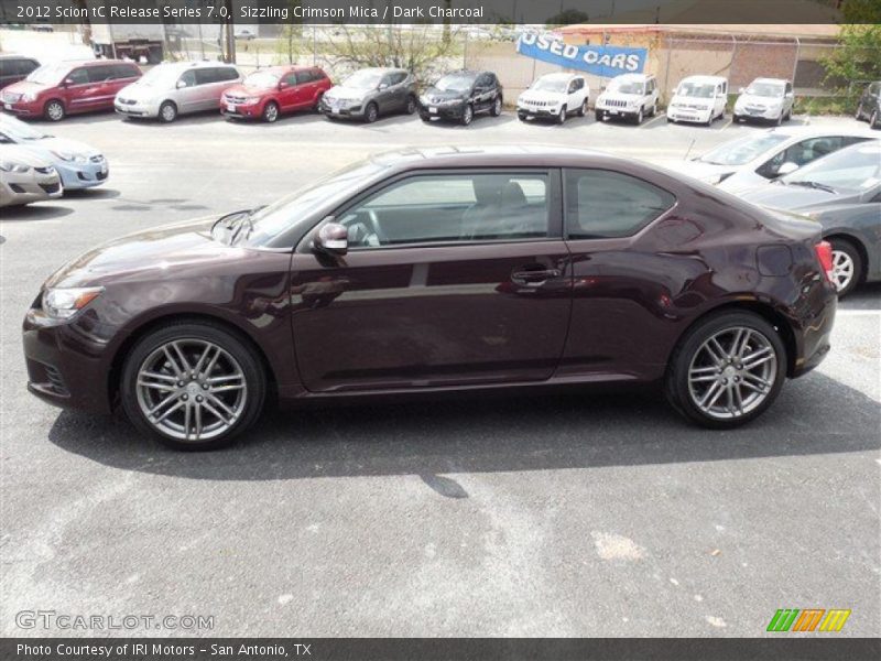 Sizzling Crimson Mica / Dark Charcoal 2012 Scion tC Release Series 7.0