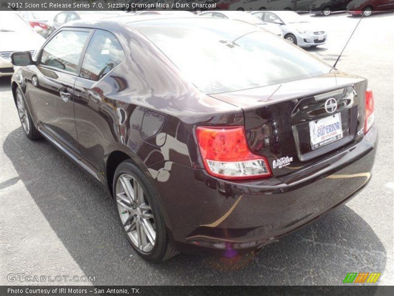 Sizzling Crimson Mica / Dark Charcoal 2012 Scion tC Release Series 7.0