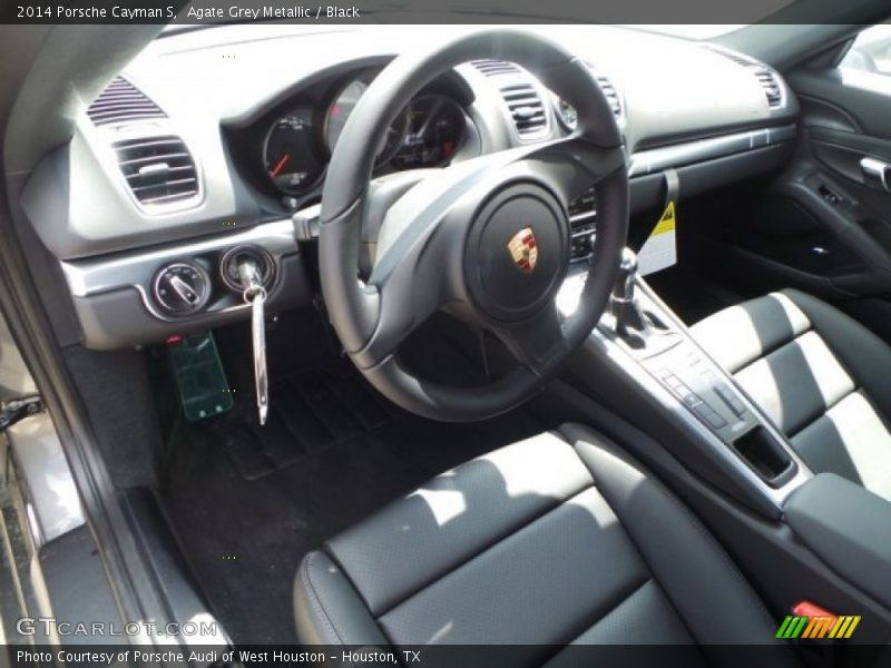 Agate Grey Metallic / Black 2014 Porsche Cayman S