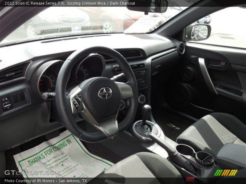 Sizzling Crimson Mica / Dark Charcoal 2012 Scion tC Release Series 7.0