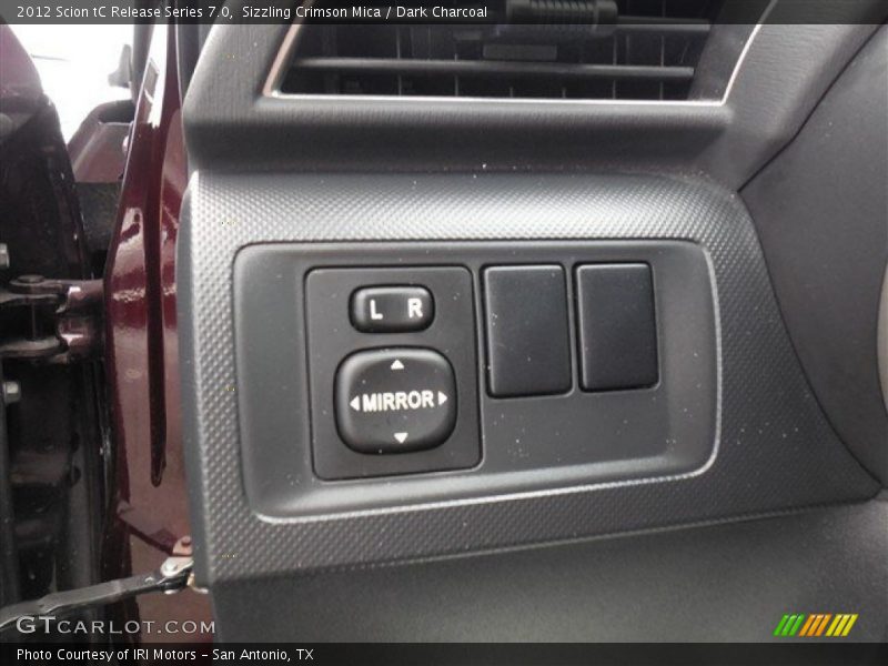 Sizzling Crimson Mica / Dark Charcoal 2012 Scion tC Release Series 7.0