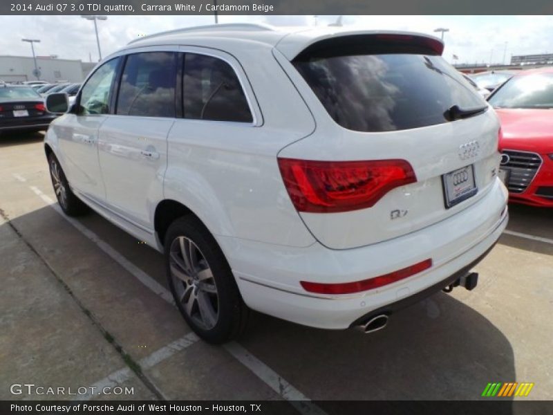Carrara White / Cardamom Beige 2014 Audi Q7 3.0 TDI quattro