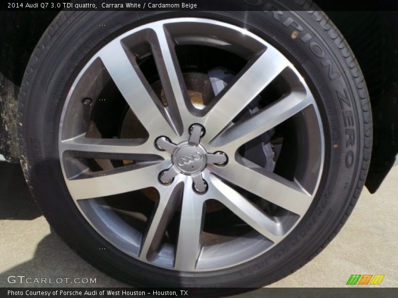 Carrara White / Cardamom Beige 2014 Audi Q7 3.0 TDI quattro