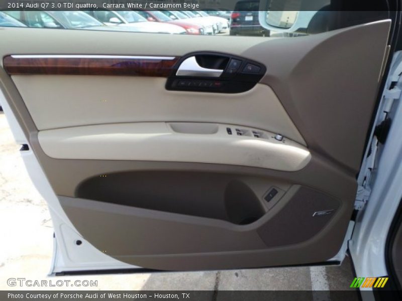 Carrara White / Cardamom Beige 2014 Audi Q7 3.0 TDI quattro