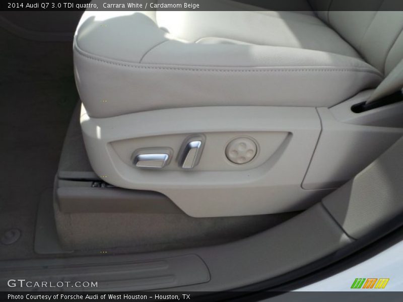 Carrara White / Cardamom Beige 2014 Audi Q7 3.0 TDI quattro