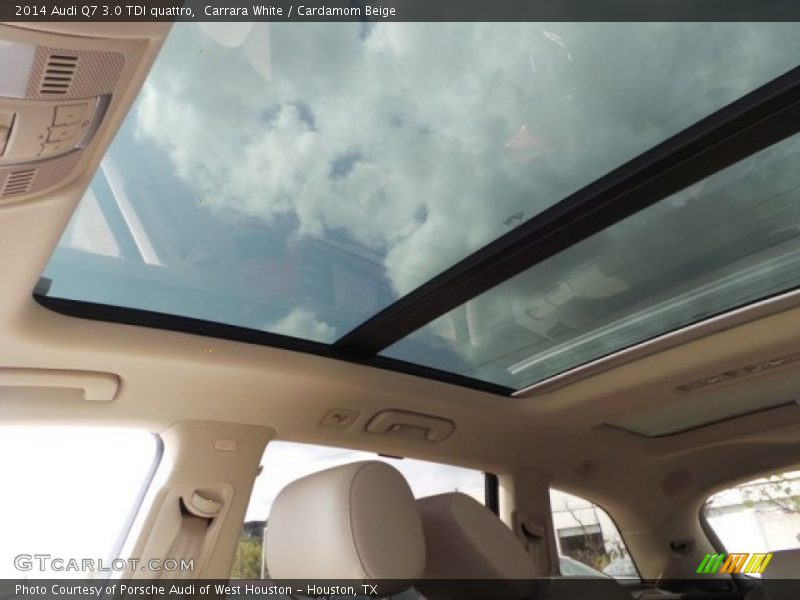 Carrara White / Cardamom Beige 2014 Audi Q7 3.0 TDI quattro