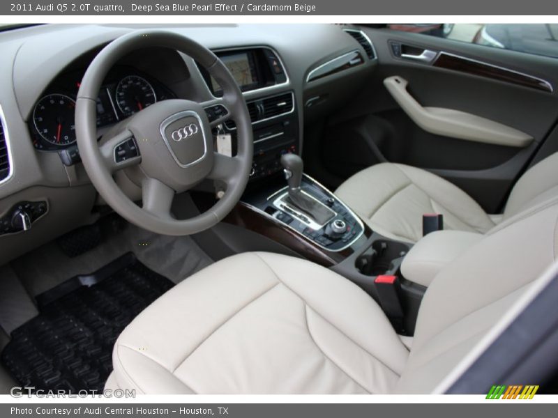 Deep Sea Blue Pearl Effect / Cardamom Beige 2011 Audi Q5 2.0T quattro
