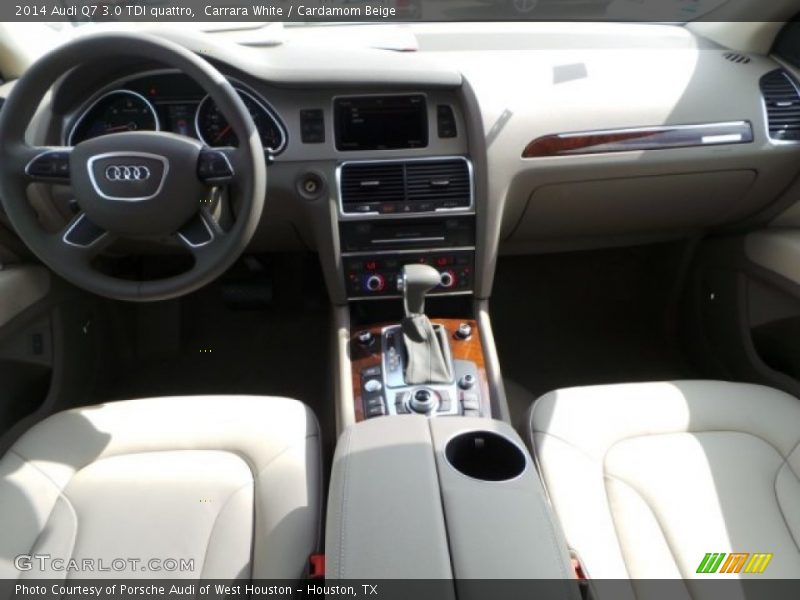 Carrara White / Cardamom Beige 2014 Audi Q7 3.0 TDI quattro