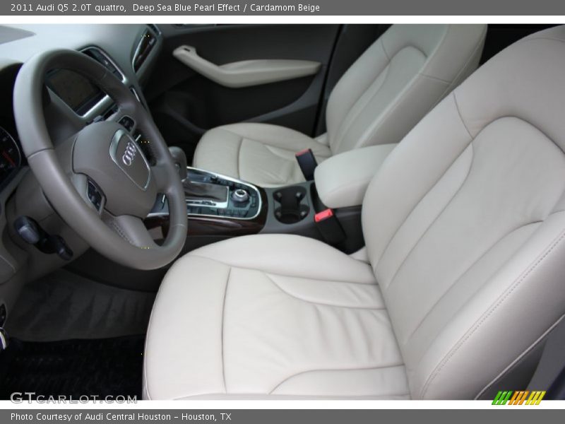 Deep Sea Blue Pearl Effect / Cardamom Beige 2011 Audi Q5 2.0T quattro