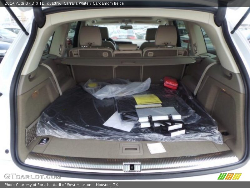 Carrara White / Cardamom Beige 2014 Audi Q7 3.0 TDI quattro