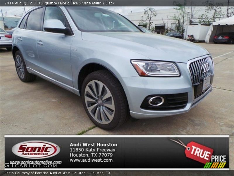 Ice Silver Metallic / Black 2014 Audi Q5 2.0 TFSI quattro Hybrid