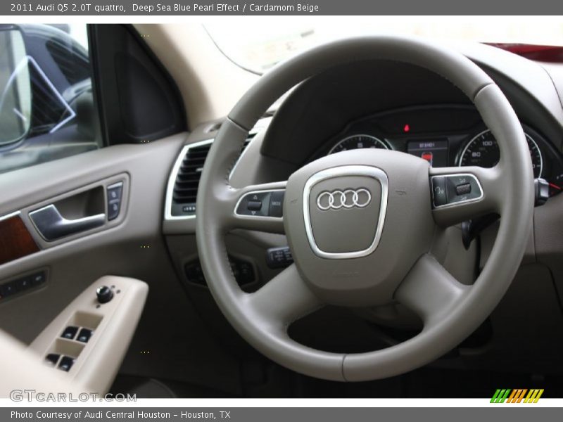 Deep Sea Blue Pearl Effect / Cardamom Beige 2011 Audi Q5 2.0T quattro