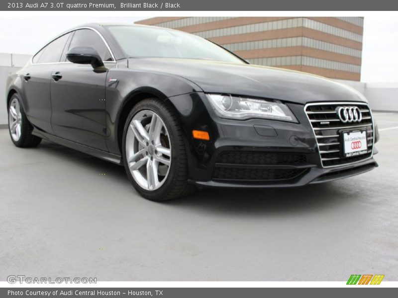 Brilliant Black / Black 2013 Audi A7 3.0T quattro Premium