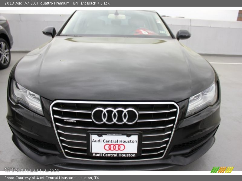 Brilliant Black / Black 2013 Audi A7 3.0T quattro Premium