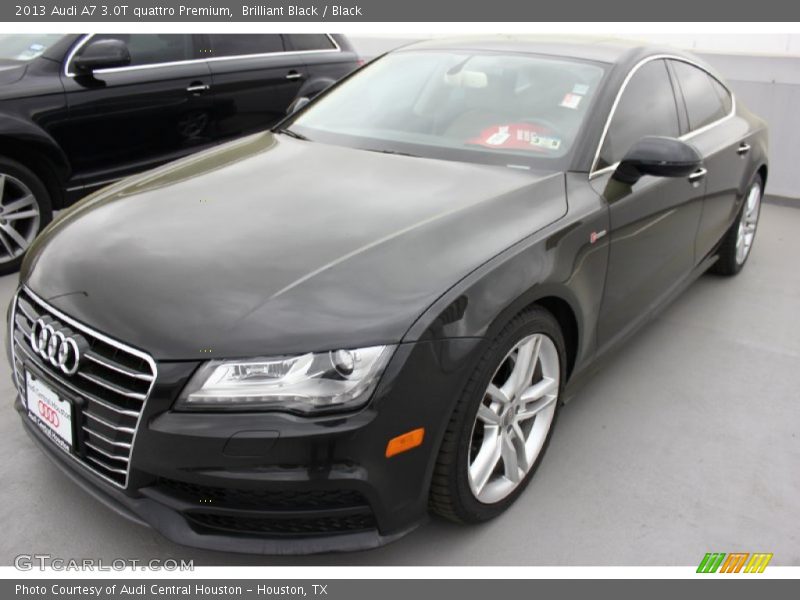 Brilliant Black / Black 2013 Audi A7 3.0T quattro Premium