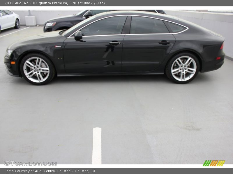 Brilliant Black / Black 2013 Audi A7 3.0T quattro Premium