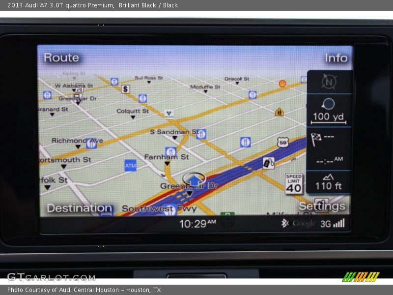 Brilliant Black / Black 2013 Audi A7 3.0T quattro Premium