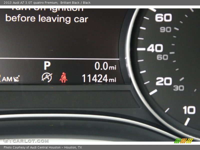 Brilliant Black / Black 2013 Audi A7 3.0T quattro Premium
