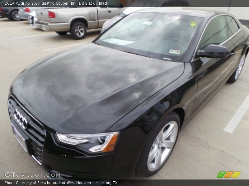 Brilliant Black / Black 2014 Audi A5 2.0T quattro Coupe