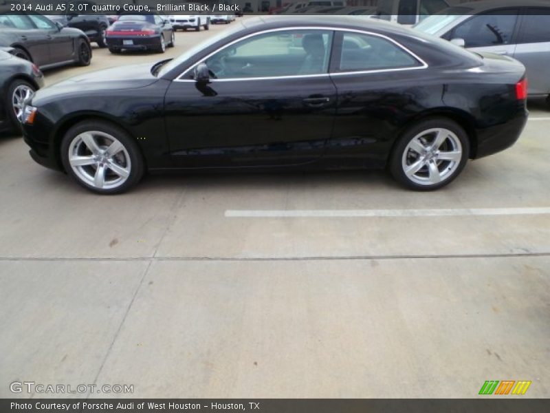 Brilliant Black / Black 2014 Audi A5 2.0T quattro Coupe