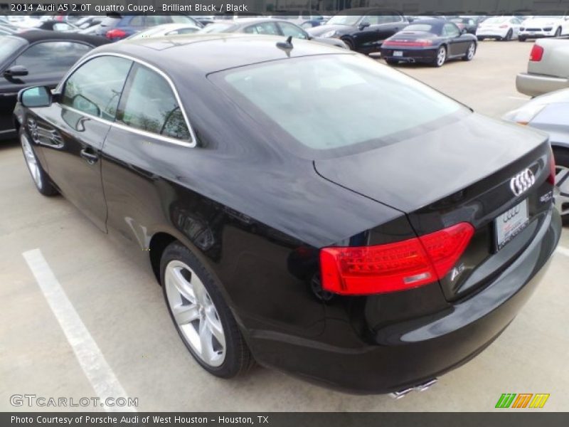 Brilliant Black / Black 2014 Audi A5 2.0T quattro Coupe