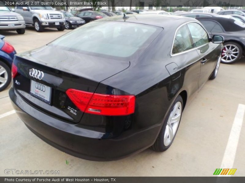 Brilliant Black / Black 2014 Audi A5 2.0T quattro Coupe