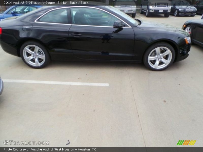 Brilliant Black / Black 2014 Audi A5 2.0T quattro Coupe