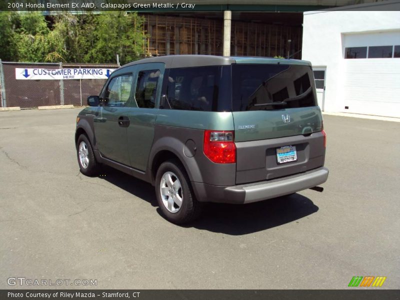 Galapagos Green Metallic / Gray 2004 Honda Element EX AWD