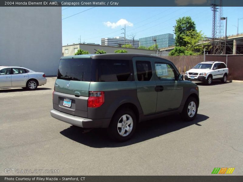 Galapagos Green Metallic / Gray 2004 Honda Element EX AWD