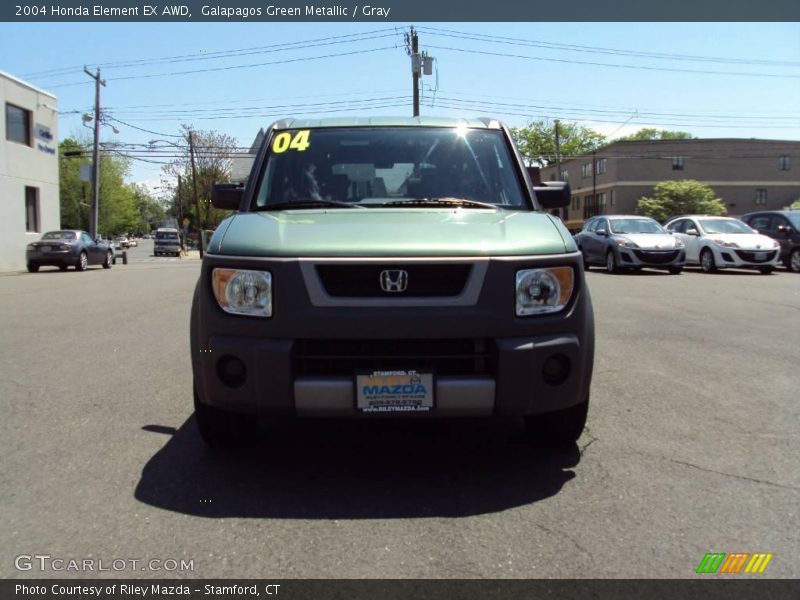 Galapagos Green Metallic / Gray 2004 Honda Element EX AWD