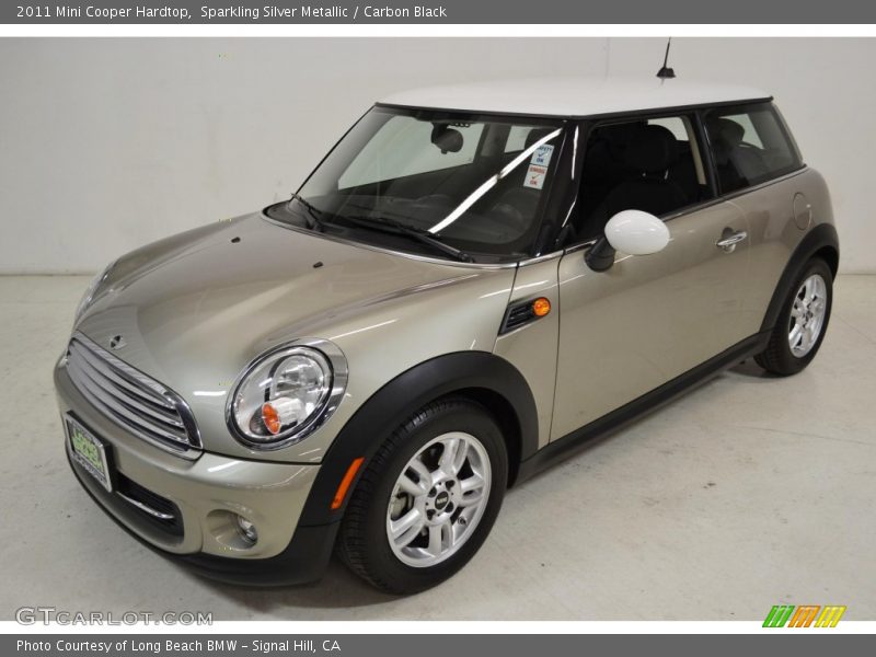 Sparkling Silver Metallic / Carbon Black 2011 Mini Cooper Hardtop