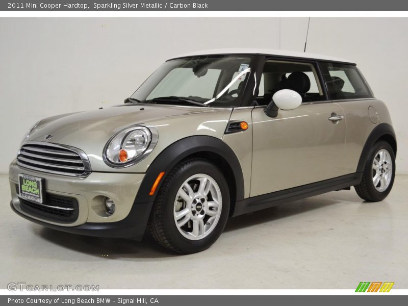 Sparkling Silver Metallic / Carbon Black 2011 Mini Cooper Hardtop