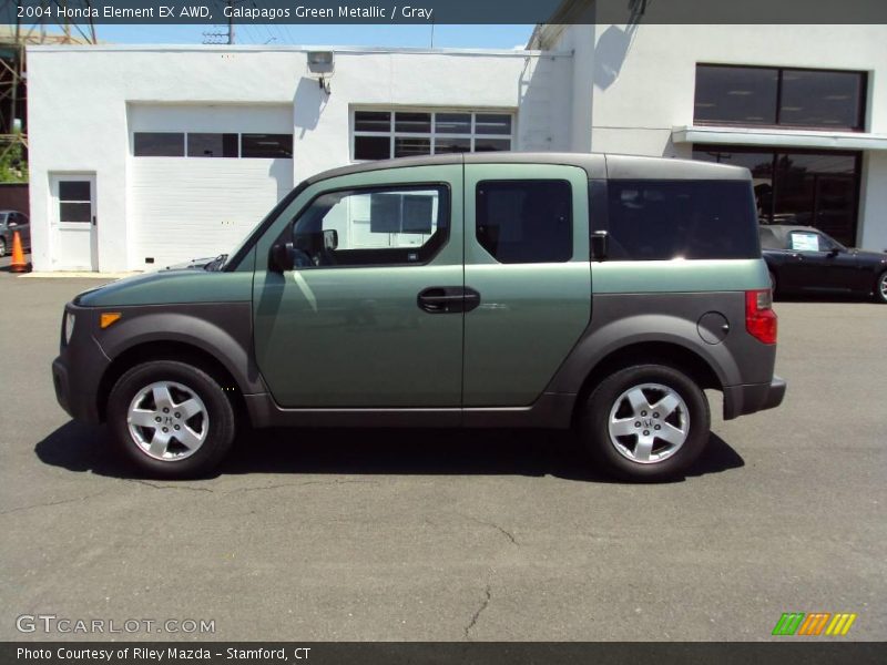 Galapagos Green Metallic / Gray 2004 Honda Element EX AWD
