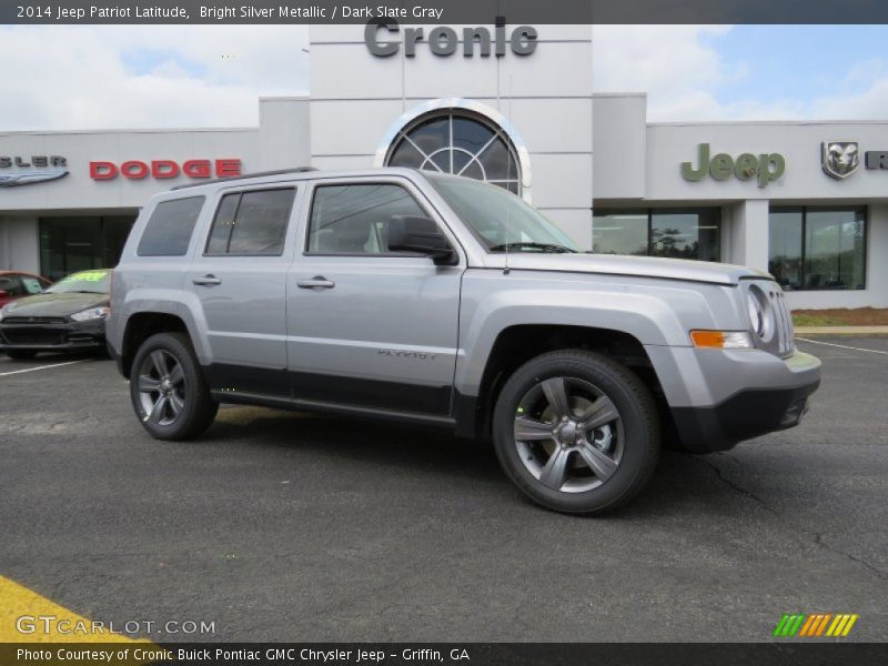 Bright Silver Metallic / Dark Slate Gray 2014 Jeep Patriot Latitude