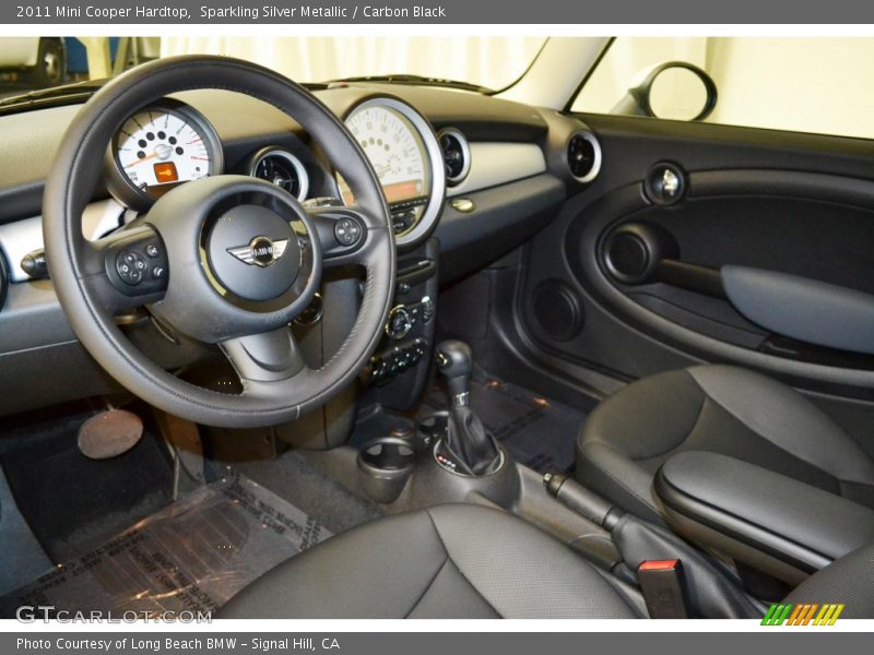 Sparkling Silver Metallic / Carbon Black 2011 Mini Cooper Hardtop