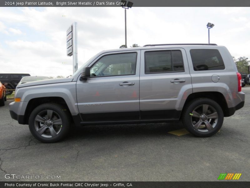 Bright Silver Metallic / Dark Slate Gray 2014 Jeep Patriot Latitude