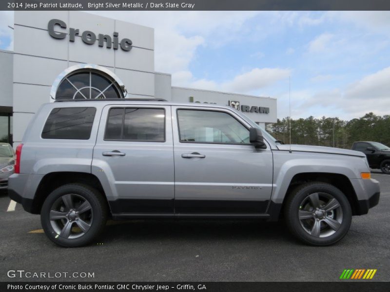 Bright Silver Metallic / Dark Slate Gray 2014 Jeep Patriot Latitude