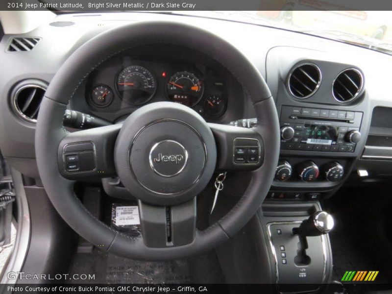 Bright Silver Metallic / Dark Slate Gray 2014 Jeep Patriot Latitude