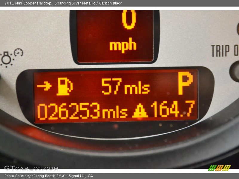 Sparkling Silver Metallic / Carbon Black 2011 Mini Cooper Hardtop